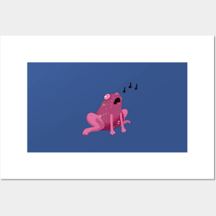 Raspberry Frog Posters and Art